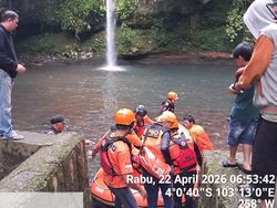 Pemuda di Pagar Alam Tewas Tenggelam Saat Mandi di Curup Mangkok