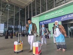 Pesawat Haji yang Mendarat Darurat di Kualanamu Tiba Selamat di Madinah