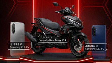 Bawa Pulang New Aerox-Smartphone dengan Ikutan Tebak Podium Bold Riders