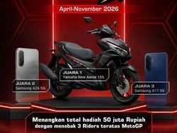 Bawa Pulang New Aerox-Smartphone dengan Ikutan Tebak Podium Bold Riders