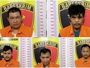 Komplotan Pencuri Kabel yang Beraksi 39 Kali di Lampung Diringkus Polisi