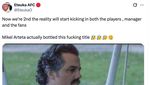 Arsenal Digusur City, Ini Meme Kocak Sang Gajah Jatuh Lagi dan Lagi