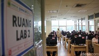 Mengintip Jalannya UTBK Serentak di Universitas Negeri Jakarta