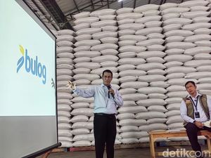 Amran Pamer Stok Beras 5 Juta Ton ke Pengamat di Gudang Bulog