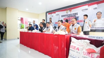 Polda Sumsel Bongkar Penyelewengan 10 Ton Pupuk Subsidi, 3 Orang Ditangkap