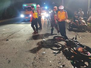 2 Remaja Dilarikan ke RS Usai Tabrakan di Jalur Amlapura-Denpasar