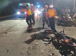 2 Remaja Dilarikan ke RS Usai Tabrakan di Jalur Amlapura-Denpasar