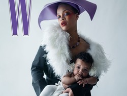 Anak Rihanna Debut di Sampul Majalah, Pakai Popok Haute Couture dari Dior