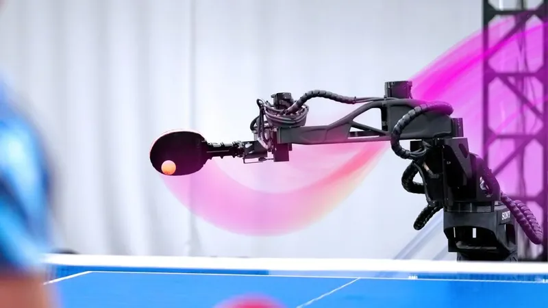 Robot tenis meja