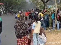 Jalan Urip Sumoharjo Makassar Macet Sore Ini Imbas Demo Mahasiswa