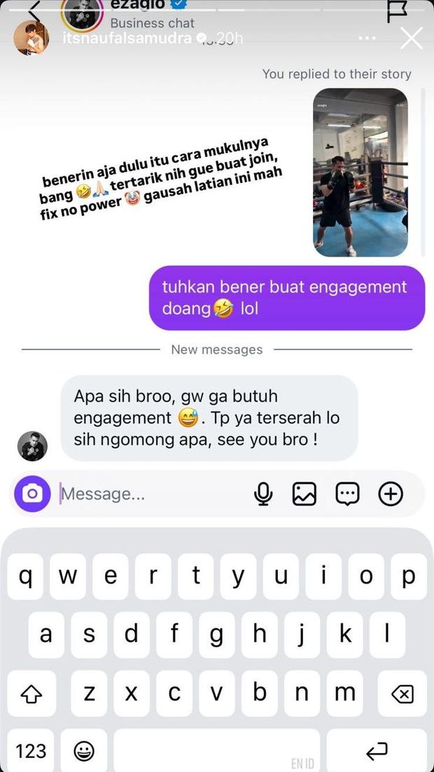 Unggahan Naufal Samudra