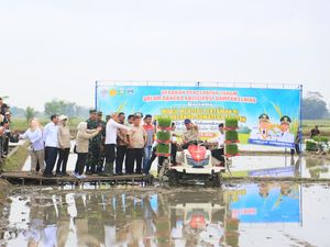 Percepatan Tanam Padi, Gubernur: Sumsel Produsen Beras Ketiga Nasional