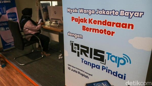Inovasi QRIS Tap Dongkrak Pembayaran Pajak Kendaraan di Jakarta