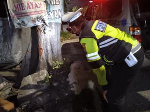 Pemuda Naik RX King Tewas Usai Tabrak Pohon di Kletek Sidoarjo