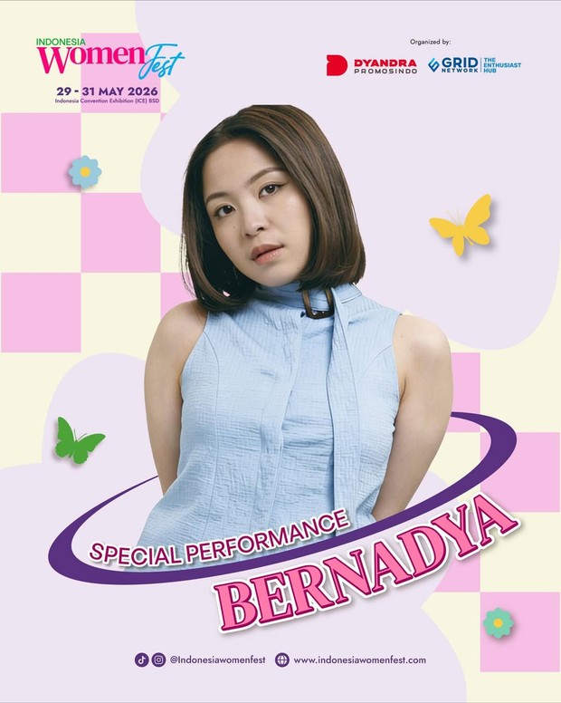 Konser gratis Bernadya/ Foto: IG @indonesiawomenfest