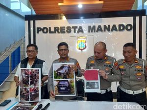 Oknum Polisi Pelaku Tabrak Lari Tewaskan 1 Orang di Manado Jadi Tersangka