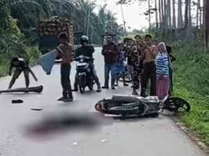 Petani di Muratara Tewas Usai Motornya Senggol Truk