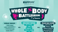 Seru! Rexona Whole Body Battleground Hadirkan Tantangan Fisik Penuh Aksi