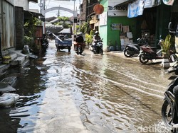 Warga Kebonharjo Semarang Sambat Ada Genangan 3 Hari Belum Kering