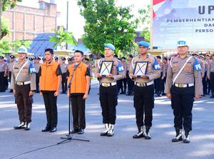 2 Polisi Pemerkosa Remaja di Jambi Dipecat, Pakaian Dinas Diganti Baju Tahanan
