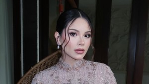 Foto Alyssa Daguise di Pengajian Pra-Nikah El Rumi, Bumil Cantik Bikin Salfok