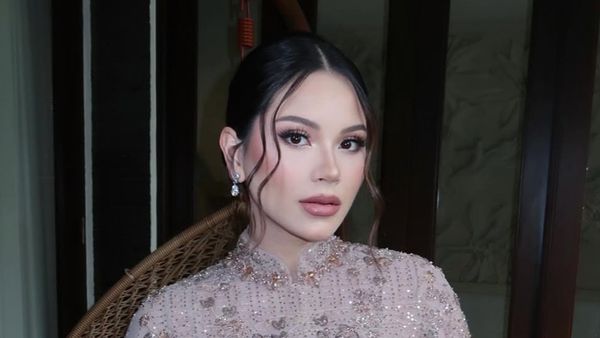 Foto Alyssa Daguise di Pengajian Pra-Nikah El Rumi, Bumil Cantik Bikin Salfok