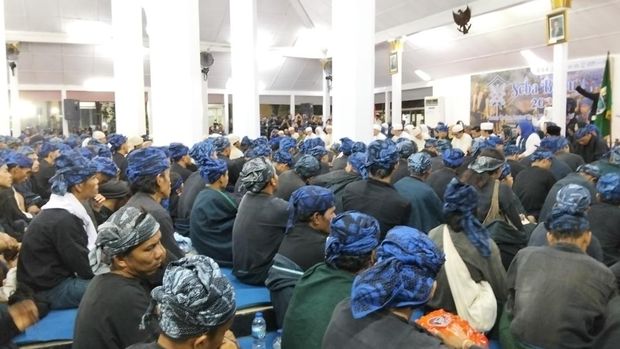 Jaro Tangungan 12 Saidi Putra saat mengikuti aktivitas Seba Baduy di Pendopo Bupati Lebak