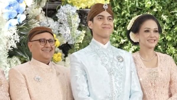 Gaya Maia Estianty Dampingi El Rumi Prosesi Siraman, Wejangannya Bikin Haru