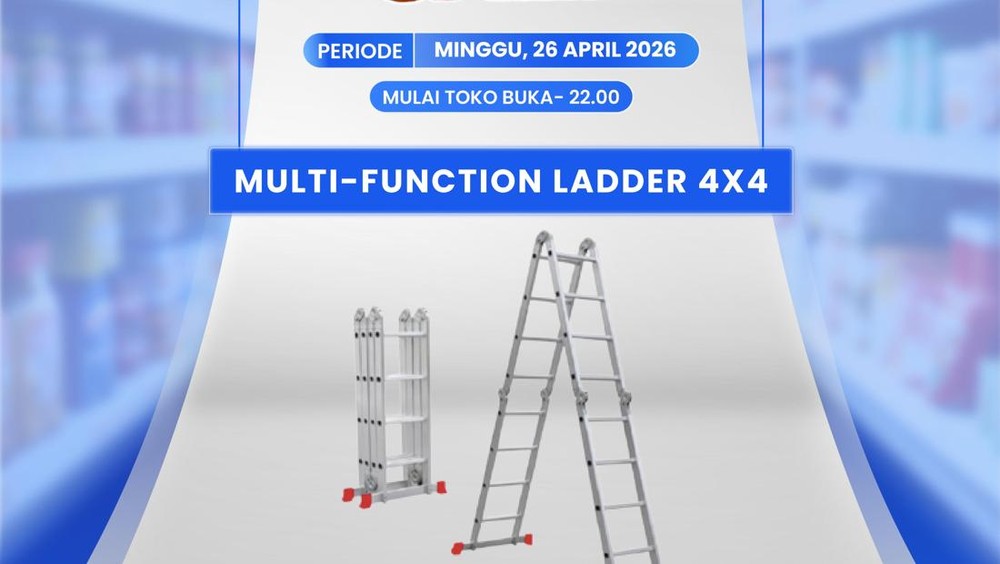 Tangga Multifungsi Transmart: Harga Normal Lewat, Diskonnya Bikin Shock!