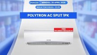 Transmart Full Day Sale, AC Polytron 1 PK Bisa Diskon Rp 1,3 Juta!