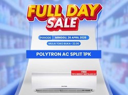 Transmart Full Day Sale, AC Polytron 1 PK Bisa Diskon Rp 1,3 Juta!