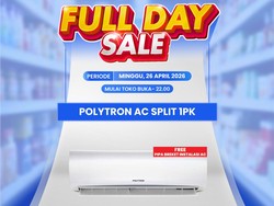 Adem Pakai AC Split Polytron 1 PK, Didiskon di Transmart Full Day Sale