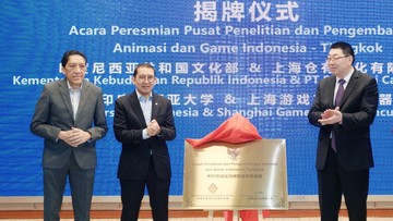 Pusat Penelitian-Pengembangan Animasi dan Game RI Diresmikan di China