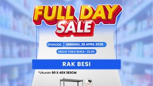 Rak Besi Banting Harga di Transmart Full Day Sale, Jadi Semurah Ini