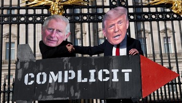 Aksi Protes di London Tolak Pemboman Iran