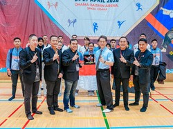 Tim Taekwondo Garbha Presisi Raih Juara Umum di Jepang