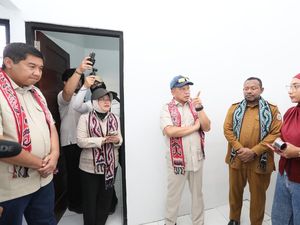 Mendagri Tinjau Kondisi Bangunan Program Perumahan Rakyat di Sorong