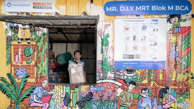 MR.D.I.Y. Hadirkan Waste Station di MRT Blok M