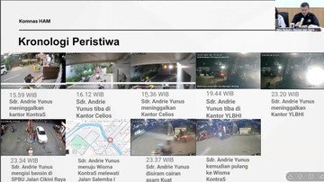 Komnas HAM Ungkap Pergerakan 14 Orang Diduga Terlibat Kasus Andrie Yunus