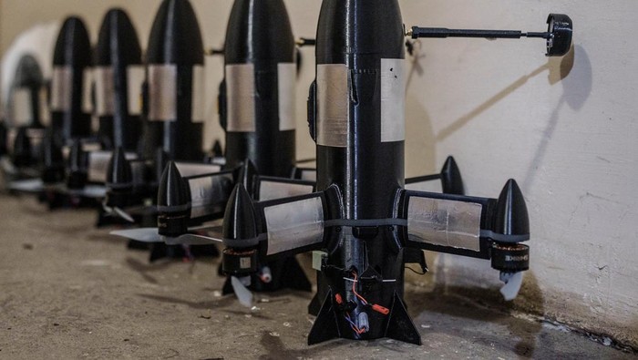 Tegang! Lebih dari 400 Drone Ukraina Diluncurkan ke Moskow Ilustrasi drone Ukraina (Foto: REUTERS/Serhii Korovainyi)