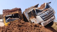 2 Truk Tabrakan gegara Rem Blong di Area Tambang Nikel Lutim, 1 Sopir Tewas