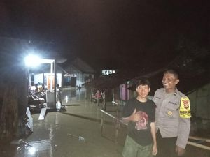 18 Rumah Terendam Banjir di Jembrana, Motor-Sapi Hanyut
