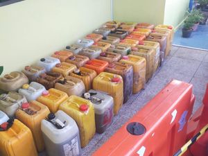 Polisi Pangkalpinang Amankan BBM Subsidi yang Dijual ke Penambang Timah