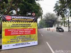 Catat! Jalan Diponegoro Ditutup Mulai 30 April hingga 7 Agustus 2026