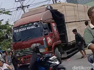 Tak Kuat Nanjak, Truk Mundur Tabrak Pemotor hingga Tewas di Medan