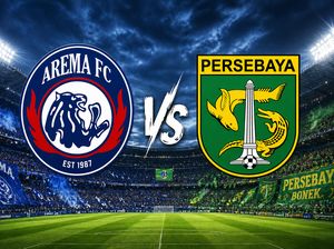 Arema FC Vs Persebaya 0-0 di Babak Pertama