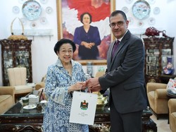 Bertemu Kuasa Usaha Kedubes, Megawati Kenang Tolak Serangan AS ke Irak