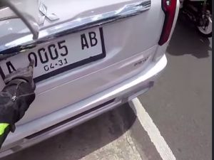 Pajero Sport Keciduk Pakai Pelat Nomor Palsu, Harusnya Buat Truk