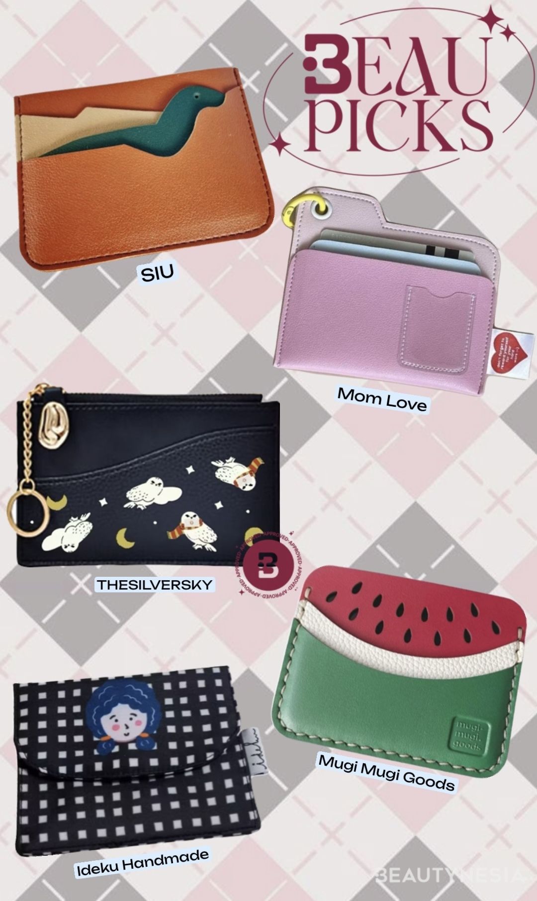 BeauPicks: Cardholder cutesy untuk sehari-hari