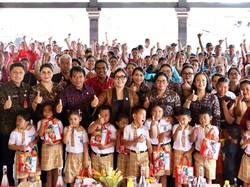 Rai Sanjaya Pimpin Aksi Sosial Bergerak dan Berbagi di Baturiti dan Marga